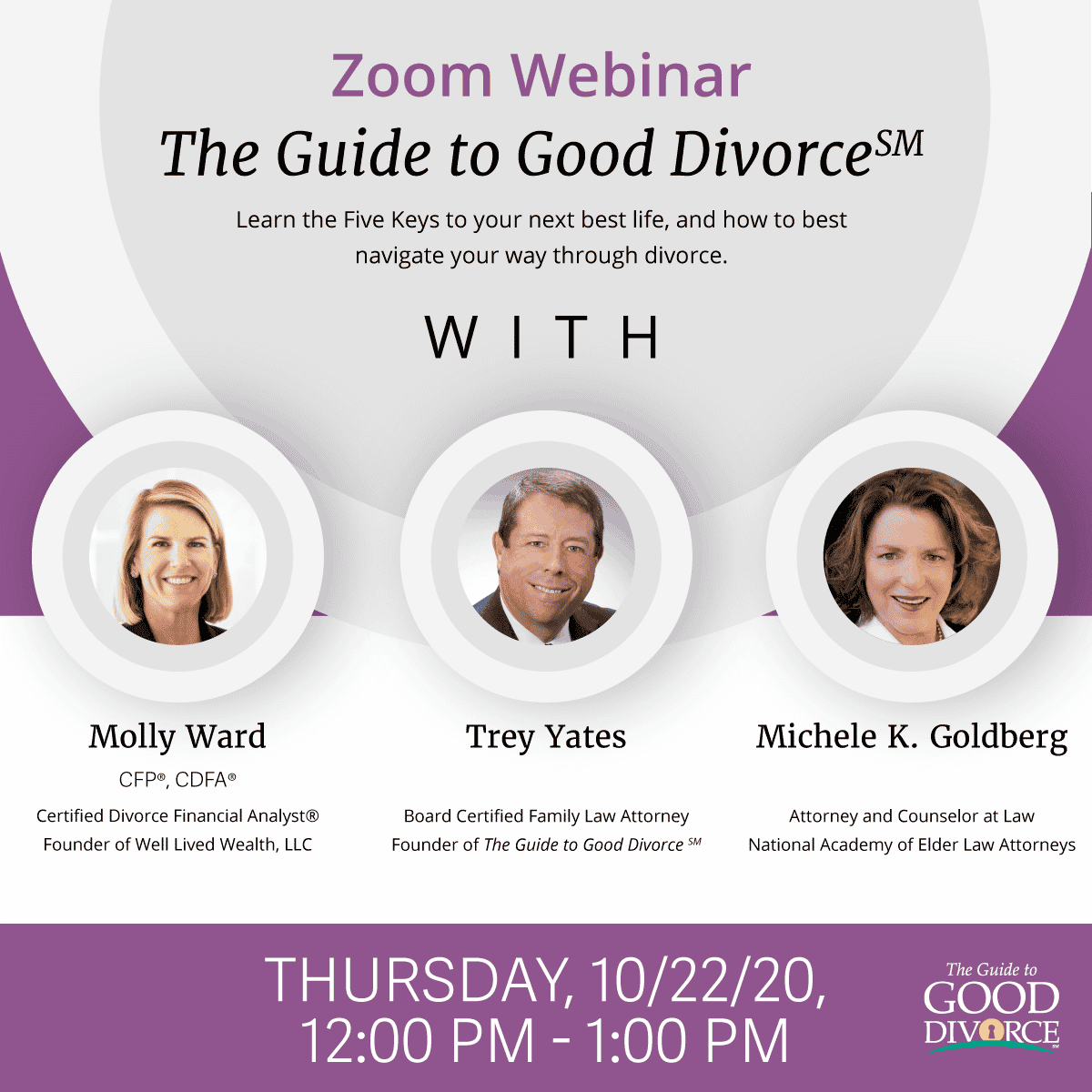 The Guide to Good Divorce 10 22 20 Zoom Webinar Special